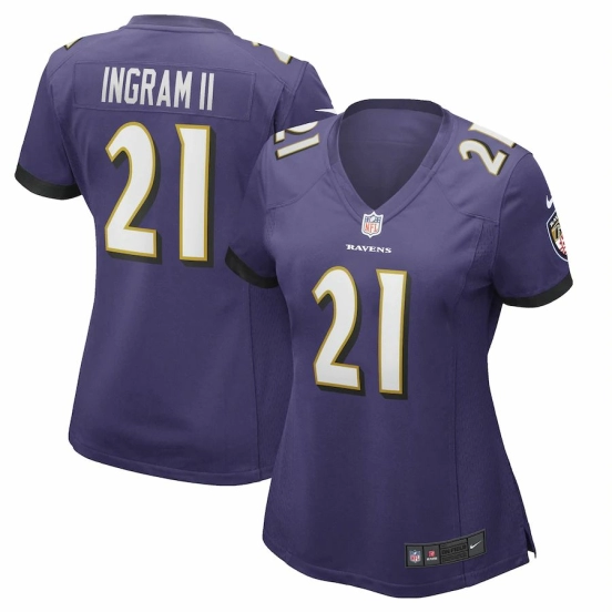 Women's Mark Ingram II Purple Player Limited Team Jersey