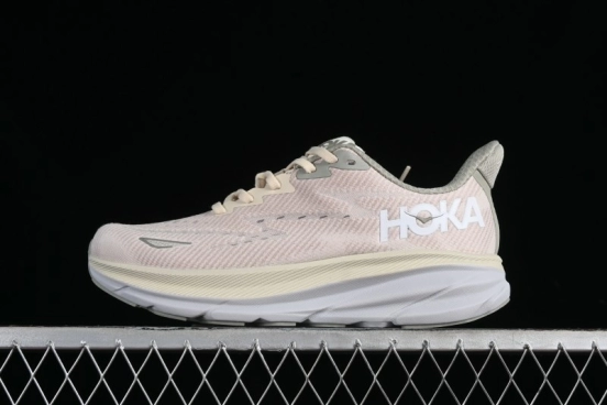 HOKA ONE ONE Clifton 9 Lightweight Breathable Knit Mesh Running Shoes - 1127895 OKB