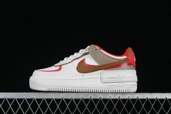 Nike Air Force 1 Shadow Lightweight Elevated Low-Top Casual Sneakers - HQ3400-030