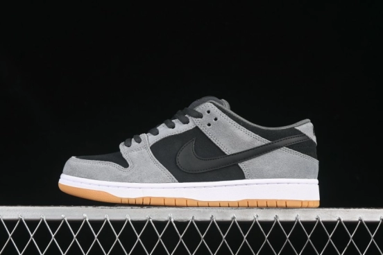 Nike SB Dunk Low Black Grey Low-Top Casual Skate Shoes - HF3063-001