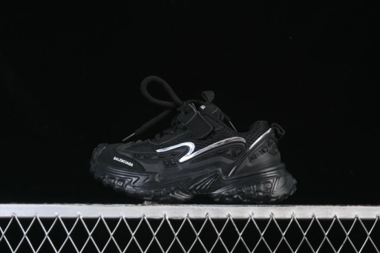 Balenciaga Non-Slip Wear-Resistant Casual Kids Shoes Black