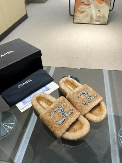 Chanel 2025 SS New Wool Slippers Soft Wool - LY00280