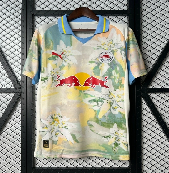 25/26 RB Salzburg White with Floral Pattern Jersey