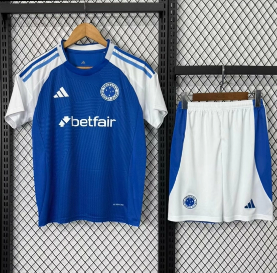 25/26 Kids Cruzeiro Home Jersey
