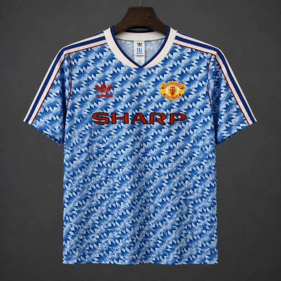 26/27 Adidas Originals Manchester United 1990-92 Remake Vintage Away Football Jersey | Yupoo Store